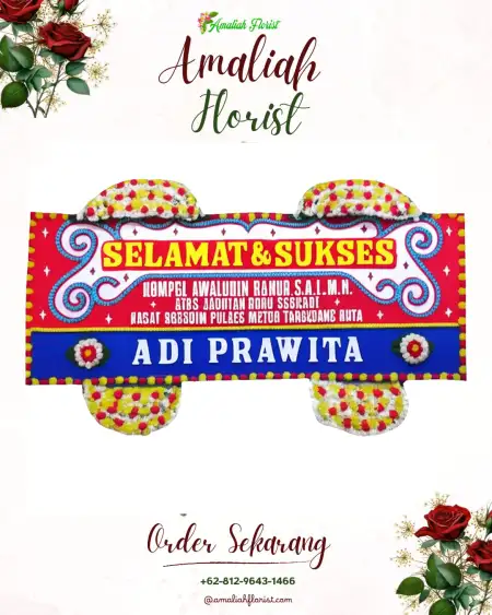 Papan Bunga Ucapan Selamat sukaluyu
